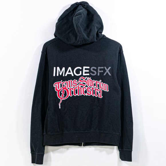 Trans Siberian Orchestra Tour Crew Zip Hoodie Sweatshirt Small Image SFX - Picture 1 of 8